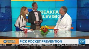 Se protéger avec Robert Kurylo, le pickpocket professionnel, à l'émission Breakfast Television, avec Joanne Vrakas et Derick Fage